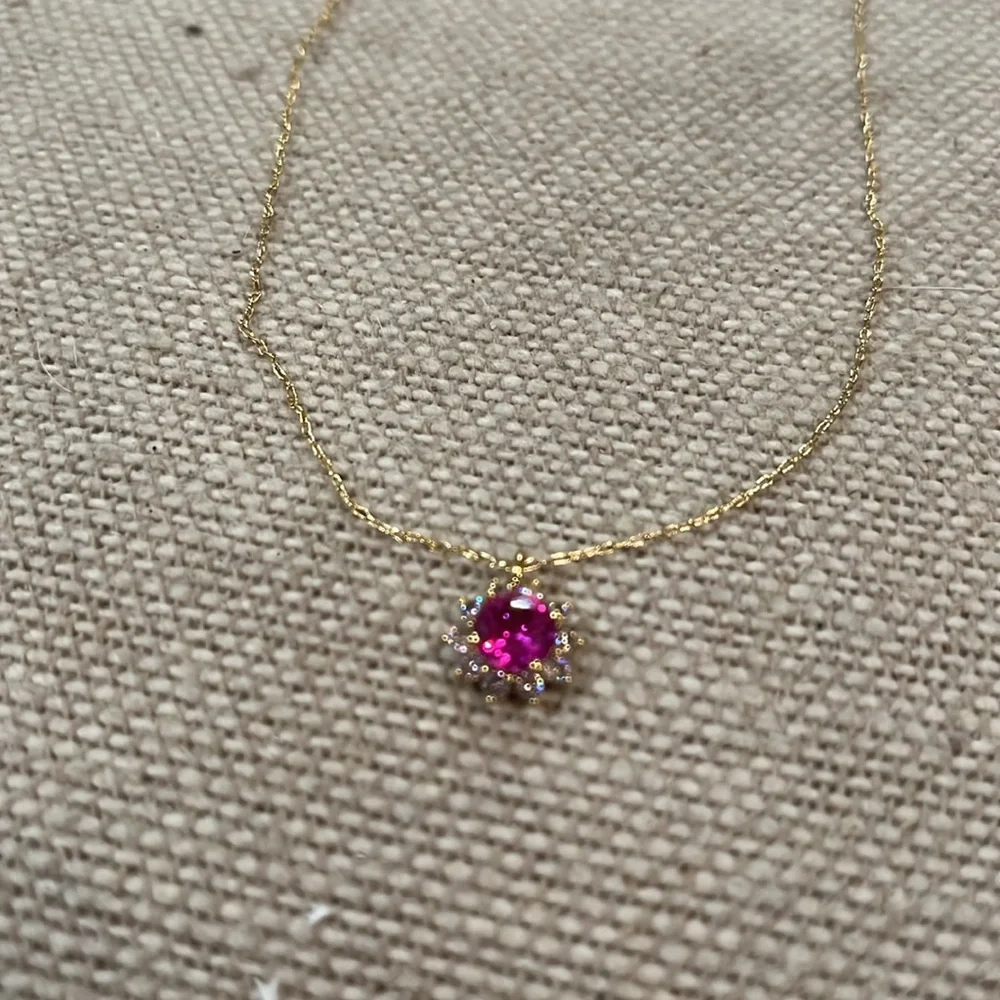 kate spade Pink Halo Pendant Necklace/NWT
